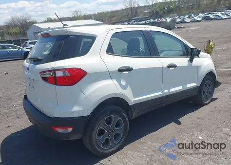 2020 Ford Ecosport S из США, поврежденный, VIN MAJ6S3FL2LC337785